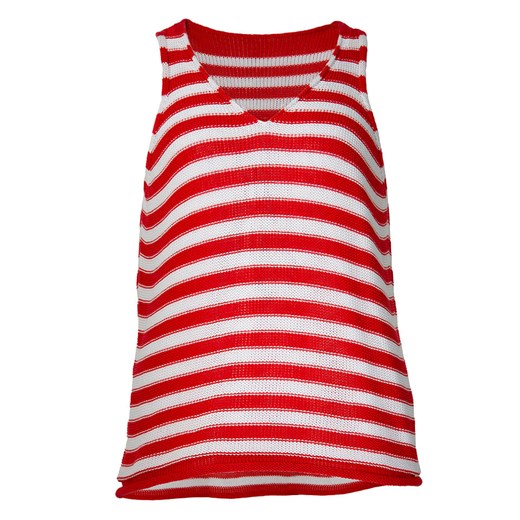 fimfi Top w kolorze czerwono-białym ze sklepu Limango Polska w kategorii Bluzki damskie - zdjęcie 174711588