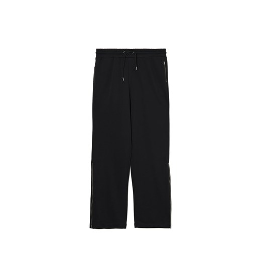 Cropp - Spodnie dresowe wide leg - czarny Cropp M Cropp
