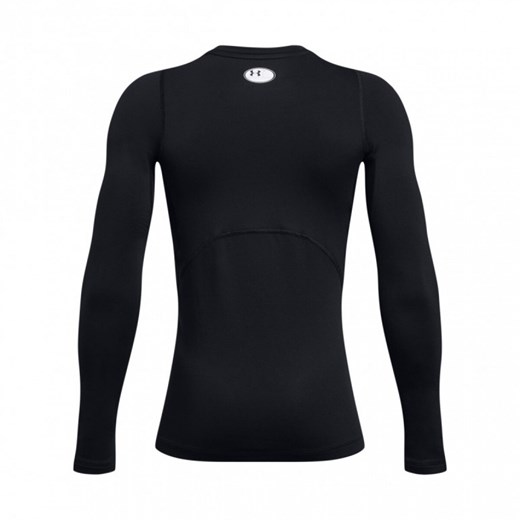 Chłopięcy longsleeve treningowy Under Armour UA Cg Armour Ls - czarny ze sklepu Sportstylestory.com w kategorii T-shirty męskie - zdjęcie 174716516