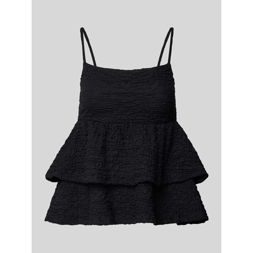 Top na ramiączkach z rozkloszowaną spódnicą ze sklepu Peek&Cloppenburg  w kategorii Bluzki damskie - zdjęcie 174716929