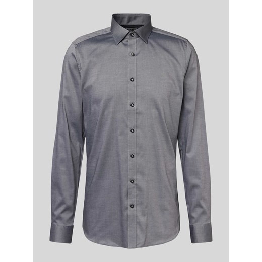 Koszula biznesowa o kroju slim fit z kołnierzykiem typu kent model ‘New York’ ze sklepu Peek&Cloppenburg  w kategorii Koszule męskie - zdjęcie 174716967