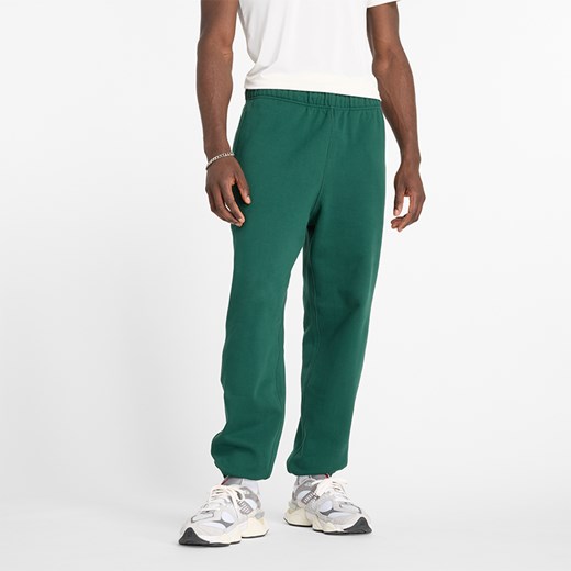 Spodnie męskie New Balance MP41508NWG – zielone ze sklepu New Balance Poland w kategorii Spodnie męskie - zdjęcie 174717905