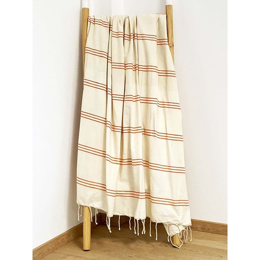 Le Comptoir de la Plage Fouta &quot;Calliope&quot; w kolorze kremowym - 200 x 200 cm ze sklepu Limango Polska w kategorii Ręczniki - zdjęcie 174719076
