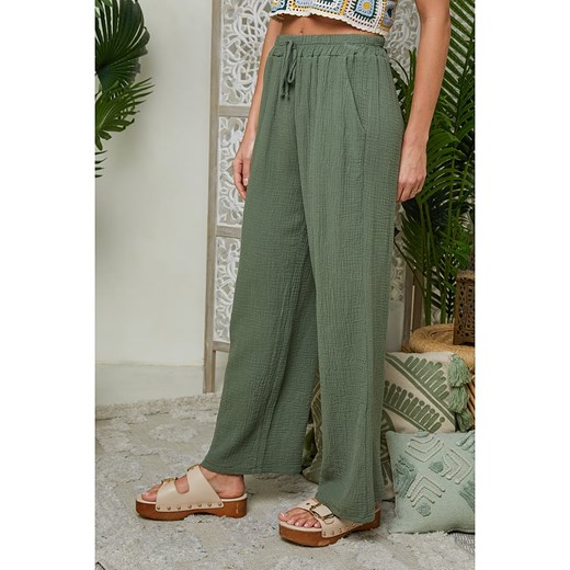 Spodnie damskie Lin Passion casualowe 