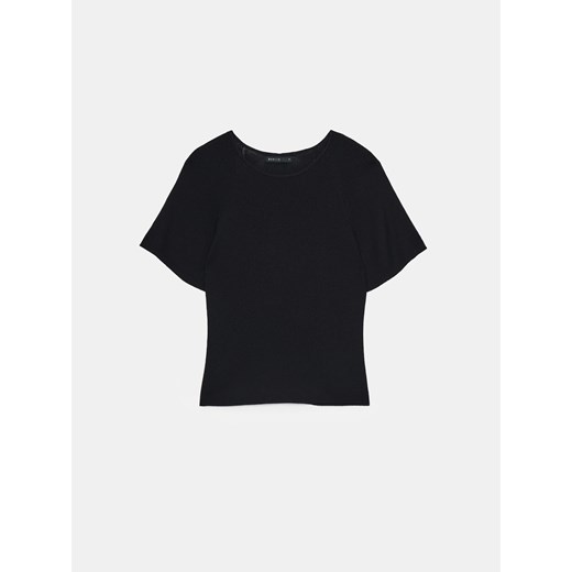 Mohito - Dzianinowa czarna bluzka - czarny Mohito XS Mohito