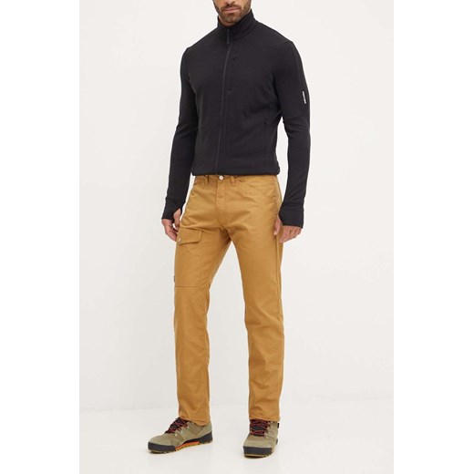 Fjallraven spodnie outdoorowe Greenland kolor beżowy F81871.232 ze sklepu ANSWEAR.com w kategorii Spodnie męskie - zdjęcie 174723317