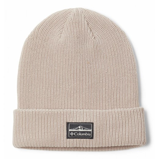 Czapka zimowa uniseks Columbia Lost Lager II Beanie - beżowa ze sklepu Sportstylestory.com w kategorii Czapki zimowe damskie - zdjęcie 174726549