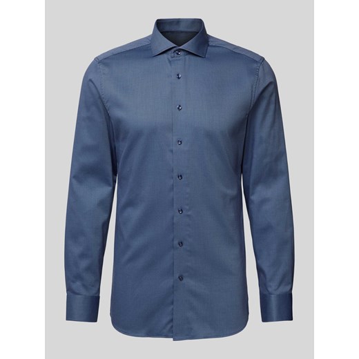 Koszula biznesowa o kroju slim fit z kołnierzykiem typu cutaway ze sklepu Peek&Cloppenburg  w kategorii Koszule męskie - zdjęcie 174726835