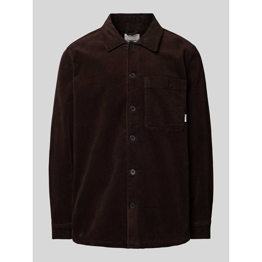 Koszula wierzchnia o kroju relaxed fit z nakładaną kieszenią na piersi ze sklepu Peek&Cloppenburg  w kategorii Kurtki męskie - zdjęcie 174726836