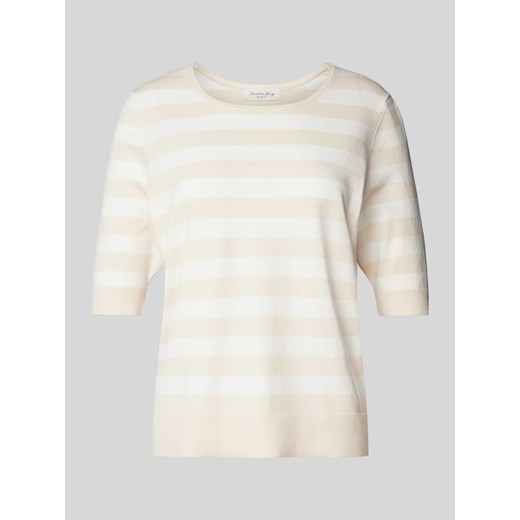 Sweter z dzianiny z rękawem o dł. 1/2 ze sklepu Peek&Cloppenburg  w kategorii Swetry damskie - zdjęcie 174726838