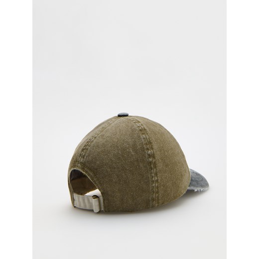 Reserved - Czapka baseball z efektem sprania - wielobarwny Reserved ONE SIZE Reserved