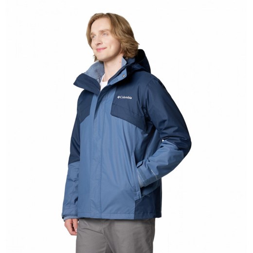 Męska kurtka trekkingowa Columbia Men\'s Bugabo III Fleece Interchange Jacket - granatowa ze sklepu Sportstylestory.com w kategorii Kurtki męskie - zdjęcie 174731268