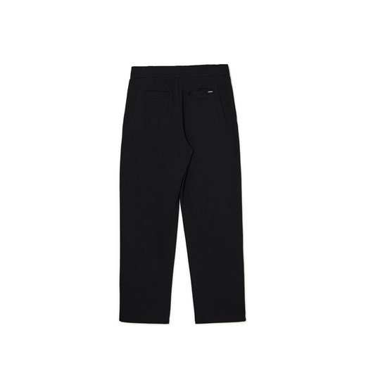 Cropp - Czarne spodnie z dżerseju - czarny Cropp XXL Cropp