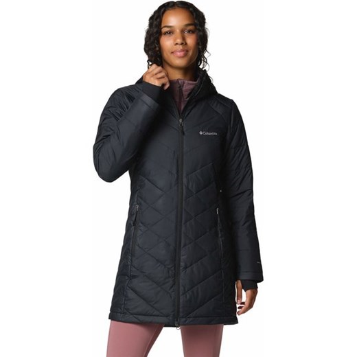 Płaszcz puchowy damski Heavenly Long Hooded Columbia ze sklepu SPORT-SHOP.pl w kategorii Kurtki damskie - zdjęcie 174733927