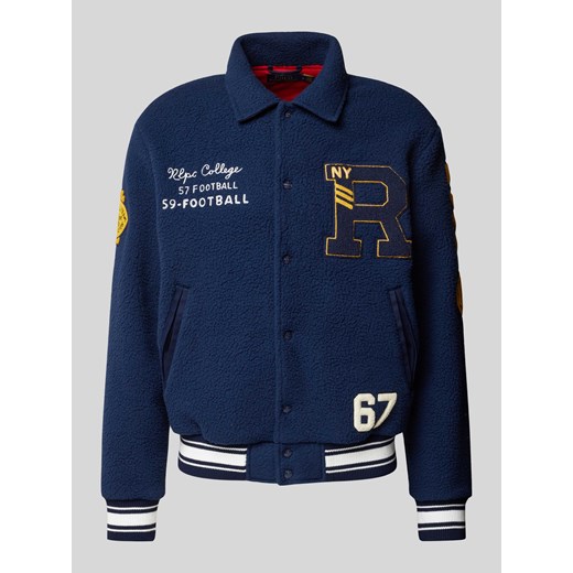 Bluza rozpinana z wyhaftowanymi logo ze sklepu Peek&Cloppenburg  w kategorii Bluzy męskie - zdjęcie 174734065