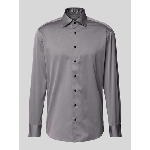 Koszula biznesowa o kroju Modern Fit z kołnierzykiem typu kent ze sklepu Peek&Cloppenburg  w kategorii Koszule męskie - zdjęcie 174734269