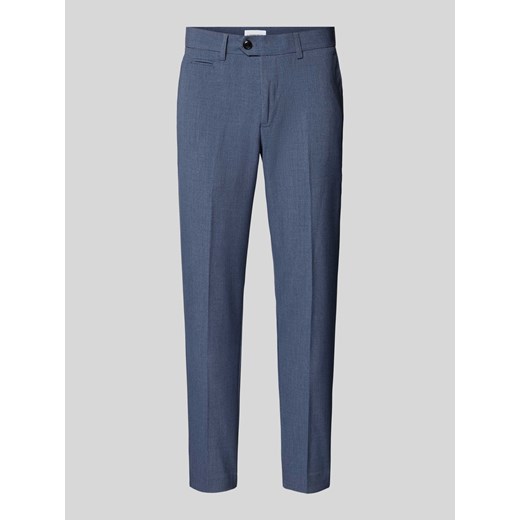 Spodnie o kroju regular fit z lamowaną kieszenią ze sklepu Peek&Cloppenburg  w kategorii Spodnie męskie - zdjęcie 174734288
