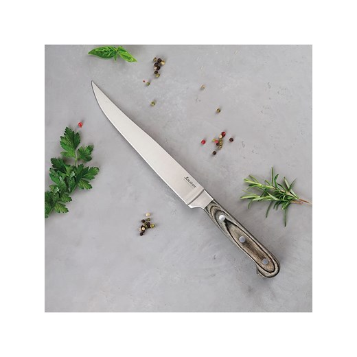 Sauter Nóż uniwersalny w kolorze srebrno-brązowym - dł. 20 cm - id: 13723582 - marki Sauter - 174734518 Sauter Nóż uniwersalny w kolorze srebrno-brązowym - dł. 20 cm ze sklepu Limango Polska w kategorii Noże kuchenne - zdjęcie 174734518