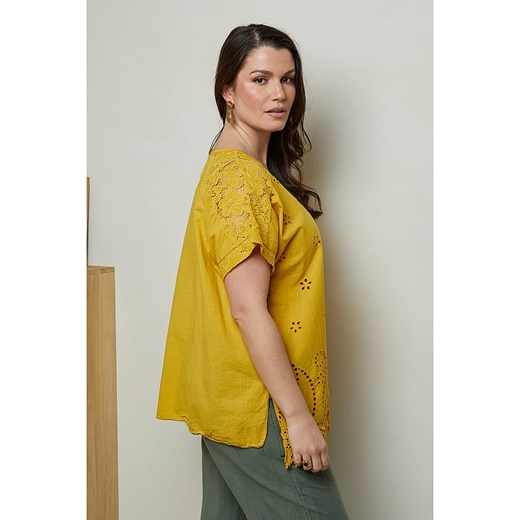 Curvy Lady Koszulka w kolorze zÅ‚otym Curvy Lady 40/42 promocyjna cena Limango Polska