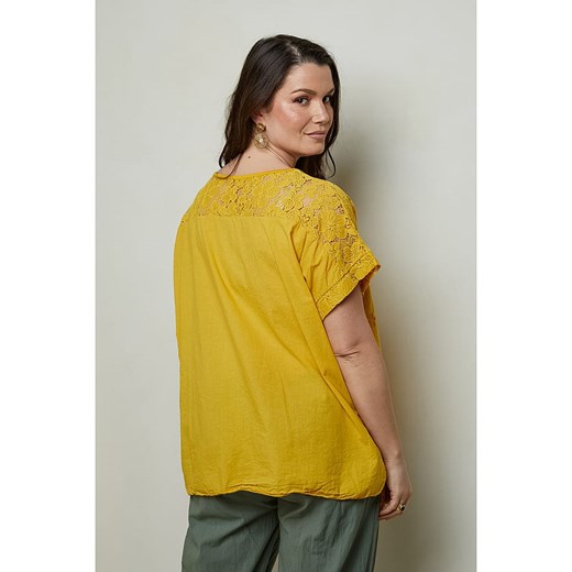 Curvy Lady Koszulka w kolorze zÅ‚otym Curvy Lady 40/42 wyprzedaż Limango Polska