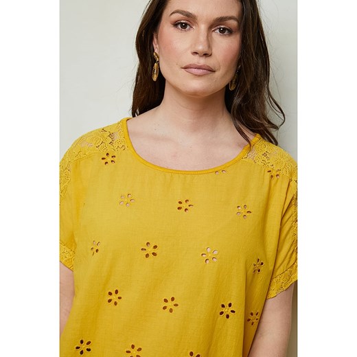 Curvy Lady Koszulka w kolorze zÅ‚otym Curvy Lady 40/42 okazja Limango Polska