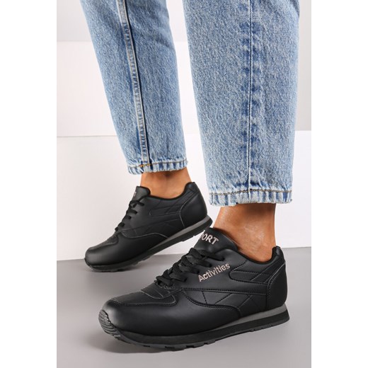 Czarne Buty Sportowe Cahrnixi ze sklepu born2be.pl w kategorii Buty sportowe damskie - zdjęcie 174735899