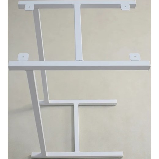 Stolik boczny w stylu skandynawskim biały + dąb lancelot - Elys 5X Elior One Size wyprzedaż Edinos.pl