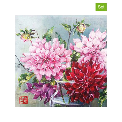 ppd Serwetki (40 szt.) &quot;Pink Fusion&quot; w kolorze różowym ze wzorem ze sklepu Limango Polska w kategorii Akcesoria kuchenne - zdjęcie 174737086