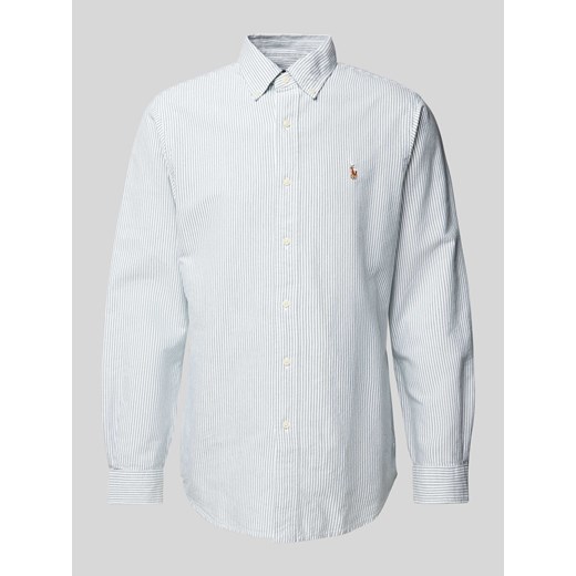 Koszula casualowa o kroju custom fit z kołnierzykiem typu button down ze sklepu Peek&Cloppenburg  w kategorii Koszule męskie - zdjęcie 174739366