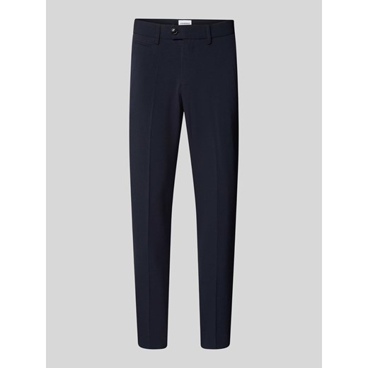 Spodnie o kroju regular fit z lamowaną kieszenią ze sklepu Peek&Cloppenburg  w kategorii Spodnie męskie - zdjęcie 174739409