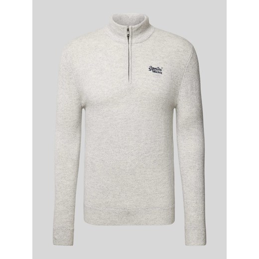 Sweter z dzianiny ze stójką ze sklepu Peek&Cloppenburg  w kategorii Swetry męskie - zdjęcie 174739668