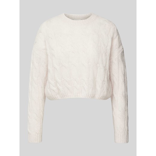 Sweter z dzianiny z okrągłym dekoltem model ‘CLARINO’ ze sklepu Peek&Cloppenburg  w kategorii Swetry damskie - zdjęcie 174739676