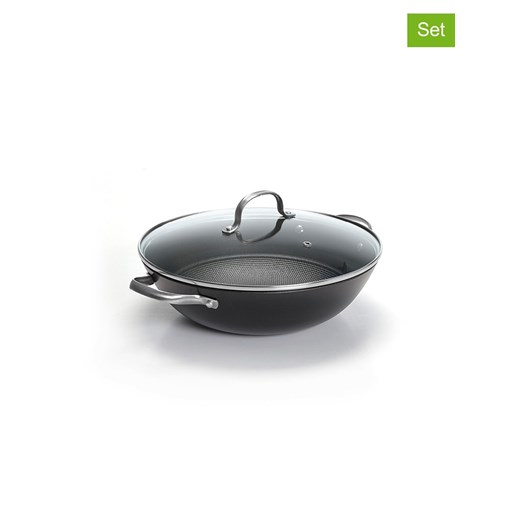 Sauter 2-częściowy zestaw w kolorze czarnym - Ø 30 cm ze sklepu Limango Polska w kategorii Garnki - zdjęcie 174740126