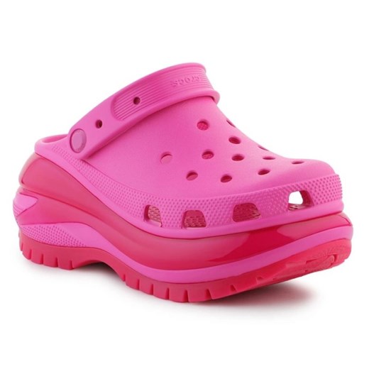 Klapki damskie Crocs bez zapięcia casual płaskie z gumy