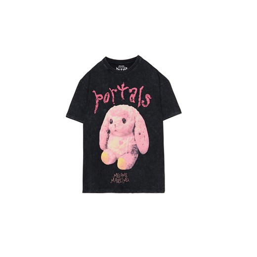 Cropp - Czarna koszulka Melanie Martinez UNISEX - czarny ze sklepu Cropp w kategorii Bluzki damskie - zdjęcie 174742259