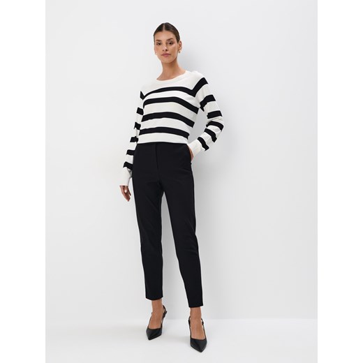 Mohito - Eleganckie czarne spodnie skinny - czarny ze sklepu Mohito w kategorii Spodnie damskie - zdjęcie 174742505