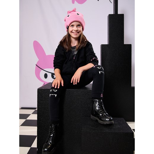 Sinsay - Legginsy Zombie Dash - czarny Sinsay 98 Sinsay