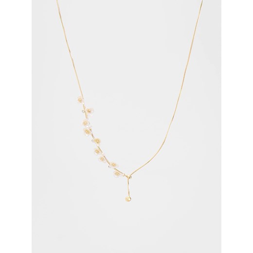 Reserved - Naszyjnik z motywem kwiatów - wielobarwny ze sklepu Reserved w kategorii Naszyjniki - zdjęcie 174742929