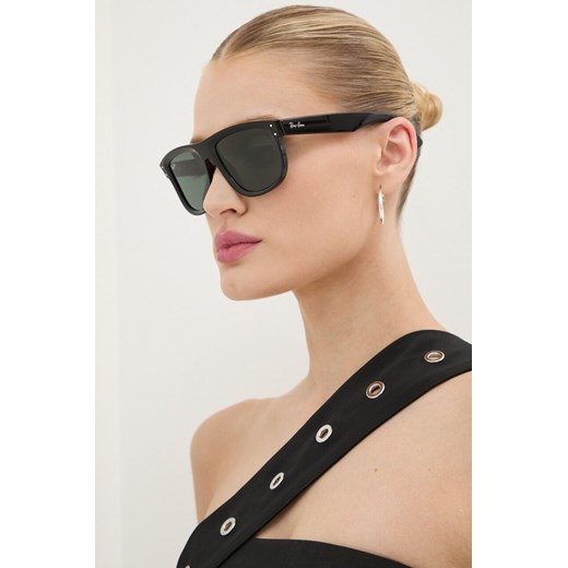 Ray-Ban okulary przeciwsłoneczne BOYFRIEND REVERSE kolor czarny 0RBR0501S ze sklepu ANSWEAR.com w kategorii Okulary przeciwsłoneczne damskie - zdjęcie 174743505