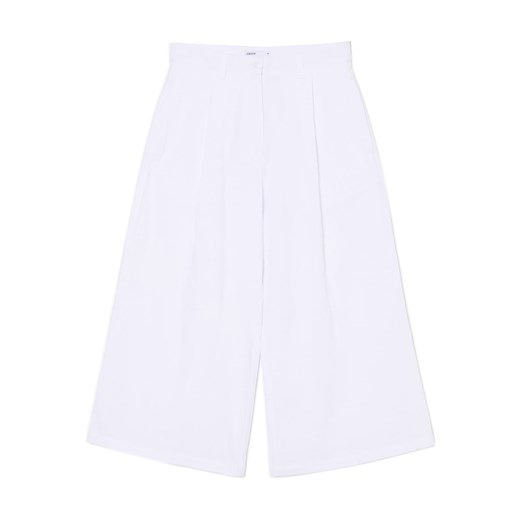 Cropp - Białe kuloty - biały Cropp 34 Cropp