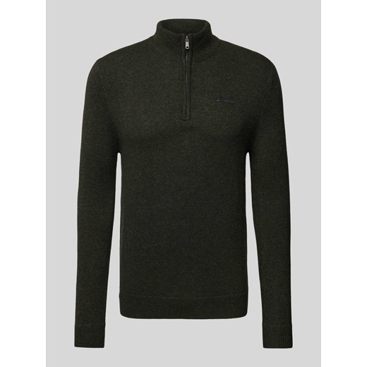 Sweter z dzianiny ze stójką ze sklepu Peek&Cloppenburg  w kategorii Swetry męskie - zdjęcie 174746298