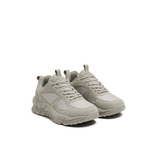 Cropp - Szare sneakersy - jasny szary Cropp 45 Cropp