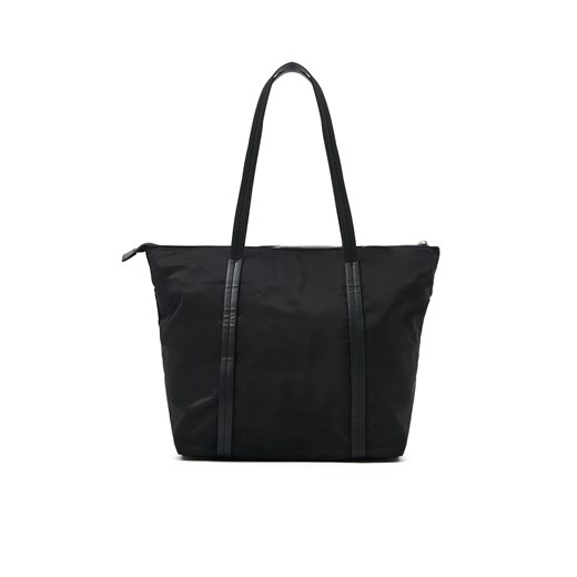 Cropp - Czarna torebka shopper - czarny Cropp Uniwersalny Cropp