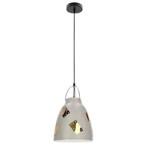 Nowoczesna szara lampa wisząca - D-152 S2-R02 ze sklepu Edinos.pl w kategorii Lampy wiszące - zdjęcie 174749246
