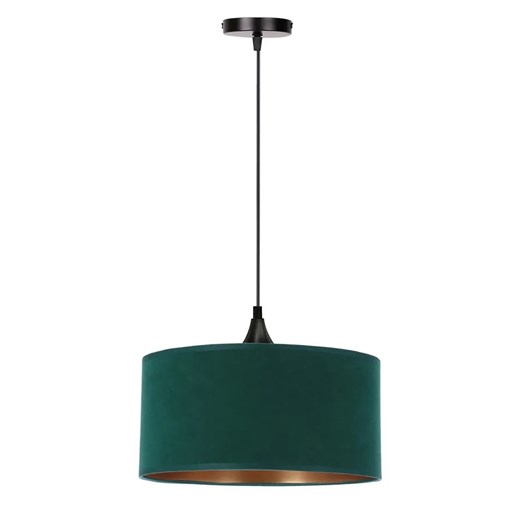 Ciemnozielona welurowa lampa wisząca - 5X D183 H4-M60 ze sklepu Edinos.pl w kategorii Lampy wiszące - zdjęcie 174749296