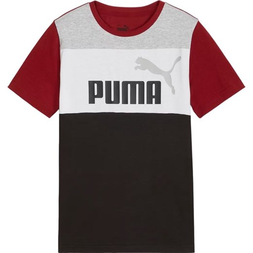 Koszulka juniorska ESS Block Tee B Puma ze sklepu SPORT-SHOP.pl w kategorii T-shirty chłopięce - zdjęcie 174750175