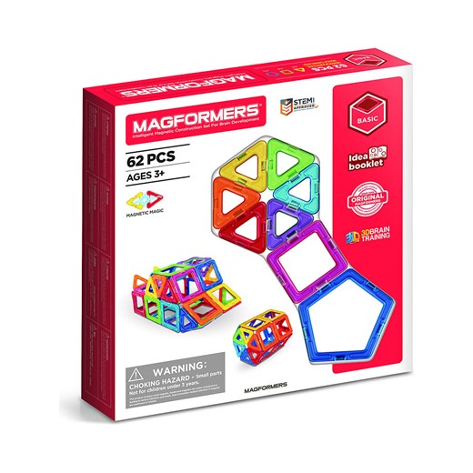 MAGFORMERS 62-częściowy zestaw magnetyczny &quot;Standard Line&quot; - 3+ ze sklepu Limango Polska w kategorii Zabawki - zdjęcie 174751256