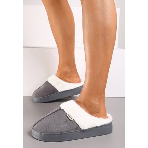 Kapcie damskie Born2be casual na zimę 