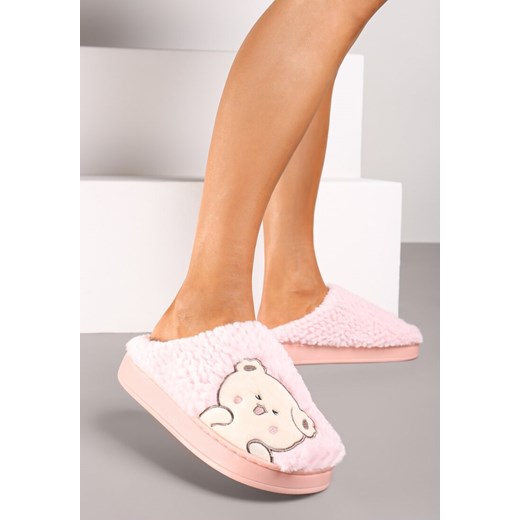 Kapcie damskie Born2be różowe casual 
