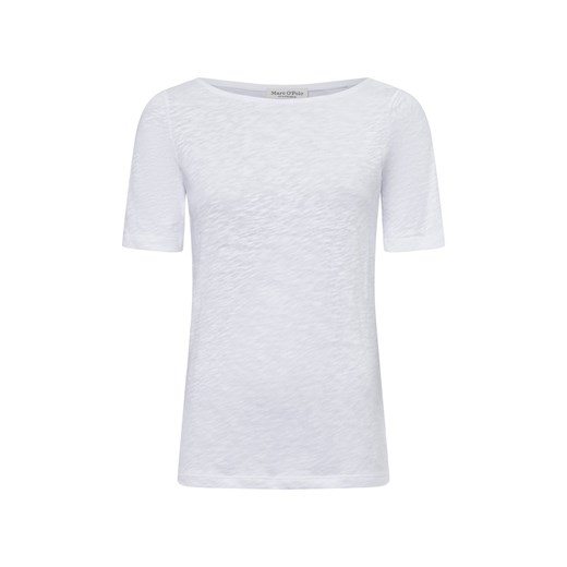 Marc O'Polo T-shirt damski Kobiety Bawełna biały jednolity ze sklepu vangraaf w kategorii Bluzki damskie - zdjęcie 174752795